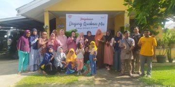 LAZISMU Pekanbaru Gandeng Pimpinan Cabang  Aisyiyah Rumbai Salurkan Qurban Idul Adha