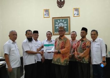 ASPERINDO Sumsel Serahkan 100 Juta Untuk Bantu Usaha Mikro melalui BTM Bimu Sumsel