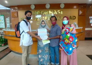 LAZISMU Pekanbaru Kembali Bantu Biaya Pengobatan Mustahiq