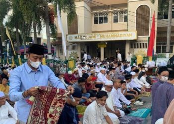 Masjid-Masjid Muhammadiyah di Palembang diramaikan Jemaah Gelar Sholat Idul Adha