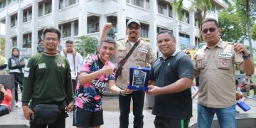 Kampus Universitas Bung Hatta Menjadi titik Finish Pelari Ultra Run 120 km