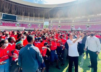 Presiden Jokowi Resmikan Papua Football Academy