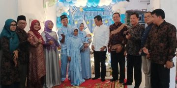 Pj Walikota Hadiri Aqiqah Anak Ketua PK KNPI Kecamatan Kulim