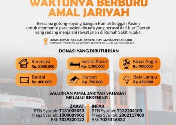 LAZISMU Pekanbaru: Segera Miliki Amal Jariyah Sahabat, Sekarang