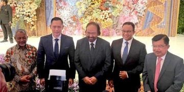 Anies Baswedan Bersanding dengan JK, Surya Paloh, AHY dan Ahmad Syaikhu: Koalisi Terbentuk ?