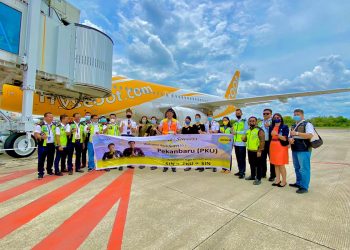 Bandara SSK II Pekanbaru Layani Kembali Rute Ke Singapura