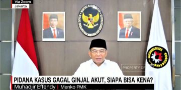 Muhadjir Effendy : Pemerintah Gratiskan Biaya Pengobatan Pasien Gagal Ginjal Akut