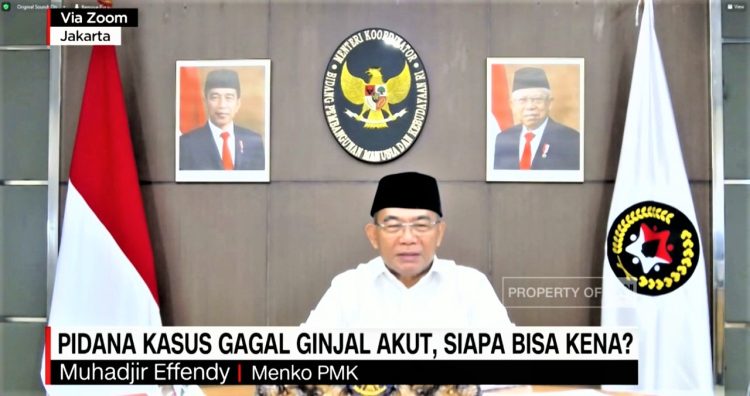 Muhadjir Effendy : Pemerintah Gratiskan Biaya Pengobatan Pasien Gagal Ginjal Akut