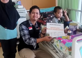 LAZISMU Pekanbaru Lagi Bantu Pasien, kali ini yang Terdiagnosa Leukimia