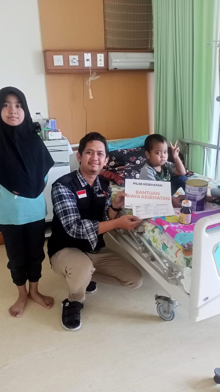 LAZISMU Pekanbaru Lagi Bantu Pasien, kali ini yang Terdiagnosa Leukimia