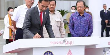 Momen Jokowi Resmikan Sejumlah infrastruktur di Provinsi Bali