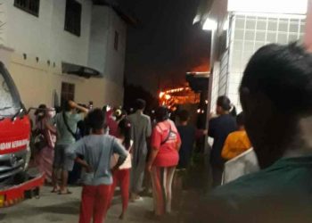 Kantor Dinas Pendidikan Provinsi Riau Kebakaran
