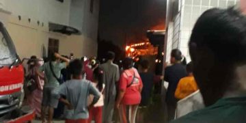 Kantor Dinas Pendidikan Provinsi Riau Kebakaran