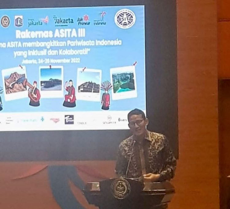 Bang Mentri Pariwisata RI ikut Lari ASITA RUN 2023, Sandiuno : Pulang Kampung Nich