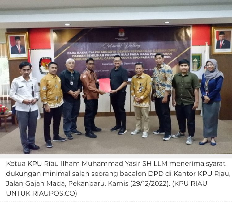 Baru 41 Bacalon DPD yang menyerahkan Dokumen
