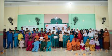 LAZISMU Pekanbaru : kembali Realisasikan Program Beasiswa Mentari serta Bantu Tenaga Pengajar