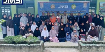 Rangkaian HUT JMSI dan HPN 2023 di Inhu, Santri Khairul Ummah Diajarkan Buat Berita