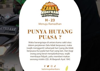 H-23 MENUJU RAMADHAN 1444 : Punya Hutang Puasa?