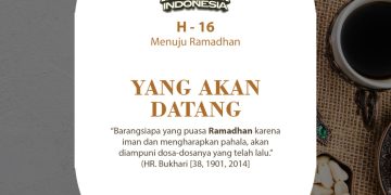H-16 MENUJU RAMADHAN : Yang Akan Datang