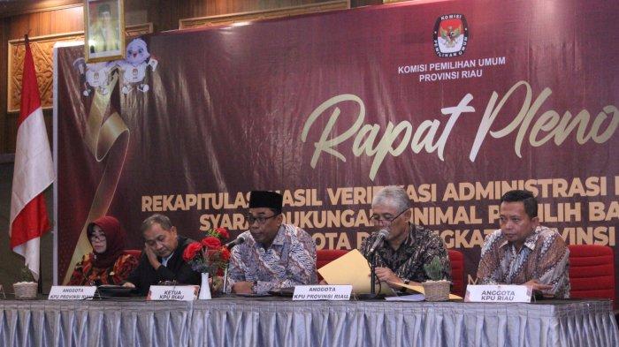 6 Bacalon DPD RI dari Riau Tidak Memenuhi Syarat Lanjut Tahapan Berikutnya
