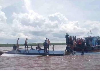 Speedboat ‘Evelyn Calisca’ Terbalik di Inhil, 12 Penumpang Tewas, 36 Selamat