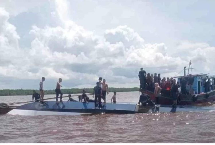 Speedboat ‘Evelyn Calisca’ Terbalik di Inhil, 12 Penumpang Tewas, 36 Selamat