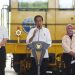 Presiden Jokowi : Kereta Api kita Fokus dulu Apakah di Kalimantan atau di Sulawesi, diputuskan di Sulawesi , Kenapa ?