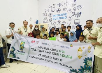 Bandara SSK II Pekanbaru Salurkan Program Tanggung Jawab Sosial dan Lingkungan Dalam Kegiatan Safari Ramadhan 2023