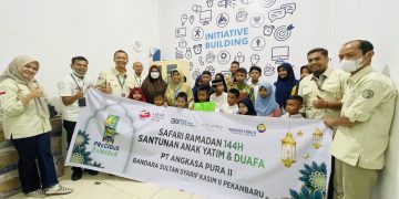 Bandara SSK II Pekanbaru Salurkan Program Tanggung Jawab Sosial dan Lingkungan Dalam Kegiatan Safari Ramadhan 2023