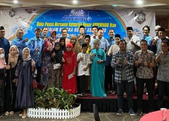 BukBer Anggota ASPERINDO Riau serta Santunan Anak Yatim LAZISMU Pekanbaru