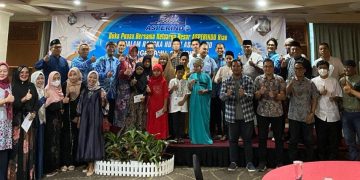 BukBer Anggota ASPERINDO Riau serta Santunan Anak Yatim LAZISMU Pekanbaru
