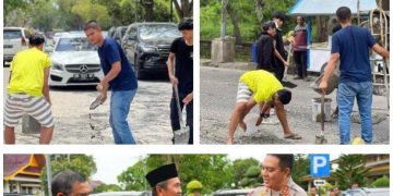 Bulan Ramadhan, Bisa Pas Banget, Jalan Mulus Dicor Warga, Mobil Listrik Mewah Buat Pejabat Riau Turun dari Dealer