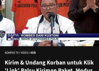 Kirim & Undang Korban untuk Klik ‘Link’ Palsu Kiriman Paket, Modus Penipuan ini Kuras Rp 12 Miliar !