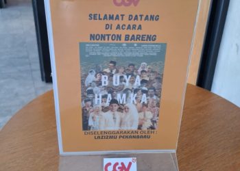 LAZISMU Bersama Warga Muhammadiyah Pekanbaru Gelar Nobar Film Buya HAMKA