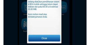 Layanan bca mobile error ini Penjelasan BCA