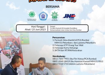 LAZISMU Pekanbaru : Khitanan Masal GRATIS Bersempena MILAD AISYIYAH ke 106