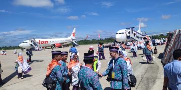Keberangkatan Calon Jemaah Haji di Bandara AP II Berjalan Sukses