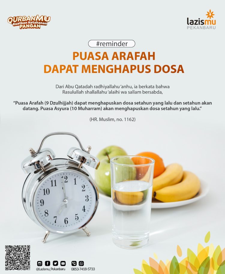 Puasa Arafah dapat Menghapus Dosa