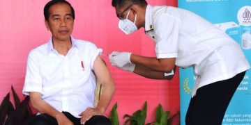 Presiden Jokowi dapatkan Vaksinasi COVID-19 “Booster” kedua