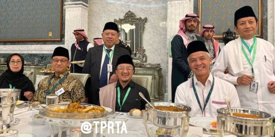 Momen Anies dan Ganjar Makan Siang Bersama Dijamu Raja Salman