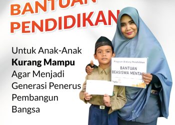 LAZISMU Pekanbaru : Lagi Bantu Pendidikan untuk Anak-anak Kurang Mampu