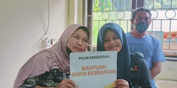 Bantuan Kesehatan oleh LAZISMU kepada ibu Dewi yang Menderita Vertigo dan Paru-paru
