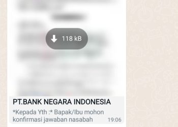 imbauan Terhadap Nasabah Jangan Klik informasi tak jelas Mengatas namakan BNI