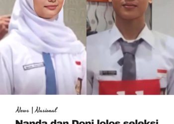 Nanda dan Doni Lolos Seleksi Paskibraka, tapi Gagal Berangkat di Gantikan Anak Perwira Polisi