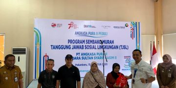 Meriahkan HUT Angkasa Pura II Ke-39, Bandara Pekanbaru Gelar Kegiatan TJSL Sembako Murah dan Donor Darah