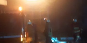 BREAKING NEWS : foto-foto Kantor Walikota Pekanbaru di Perkantoran Tenayan di Lalap Si Jago Merah