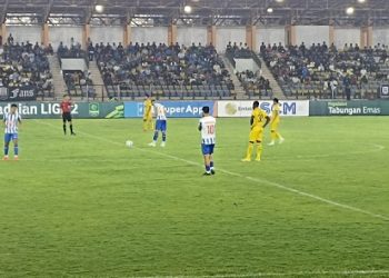 Semen Padang ‘lumat’ PSPS Riau di Stadion Kharudin Nasution Rumbai