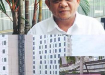 Pengusaha Jufri Zubir Gembok Hotel Prime Park Pekanbaru, dan Pasangi Spanduk Besar