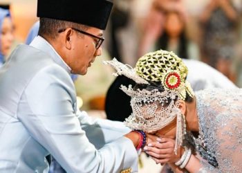 Momen Haru Sandiaga Nikahkah Putri Sulung di Amerika Serikat