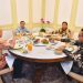 Presiden Jokowi Makan Siang dengan tiga Bakal CaPres di istana Merdeka